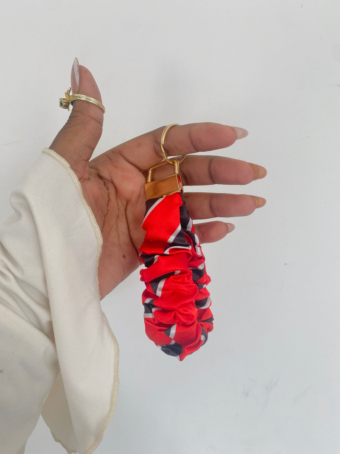 African/ Caribbean Scrunchie Wrislets (Keyring)