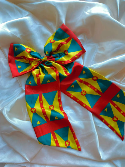 African & Caribbean XL Satin Hair Bows