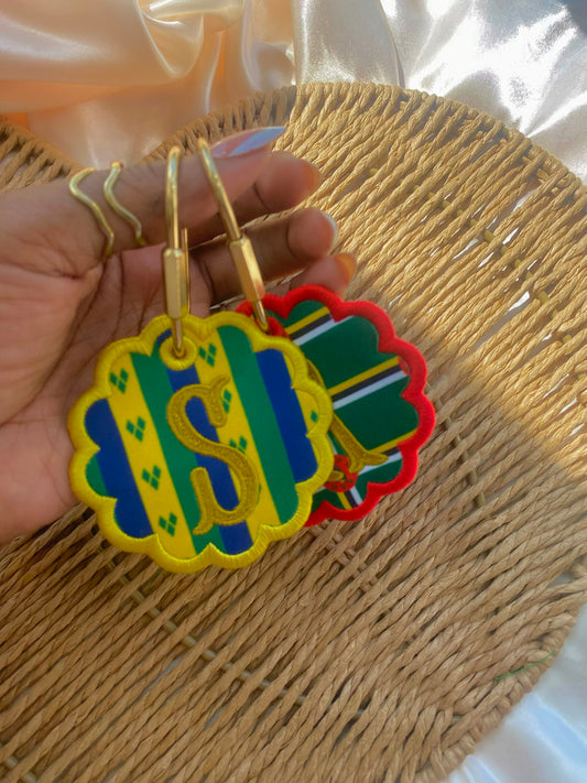 Caribbean Monogram Bag Tags