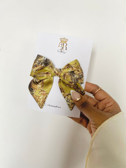 Autumn Damask Mini Bows