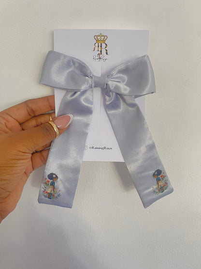 Lit & Crafty Satin long tail bows