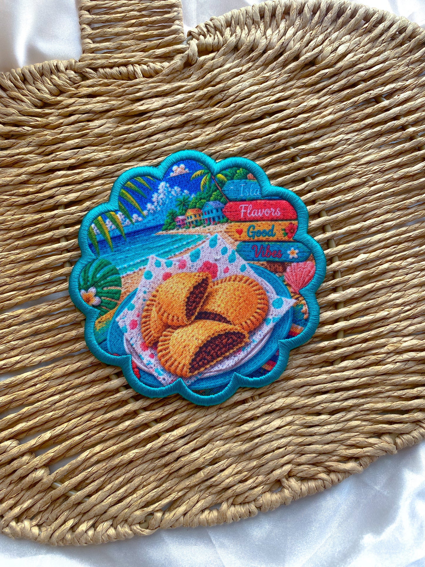 Scallop Embroidered Coasters