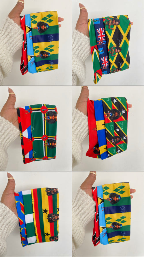 Africian/Caribbean Elastic Headband