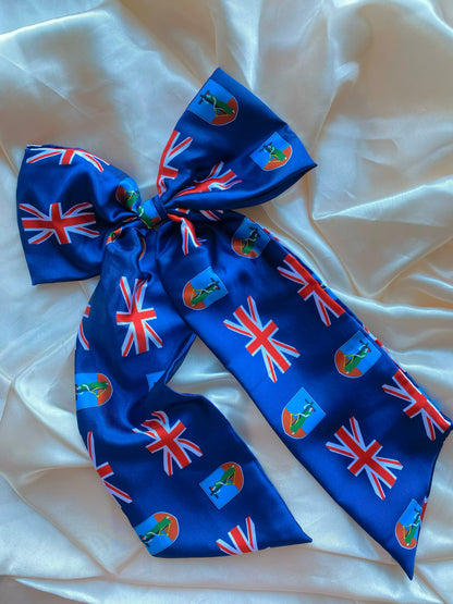 African & Caribbean XL Satin Hair Bows