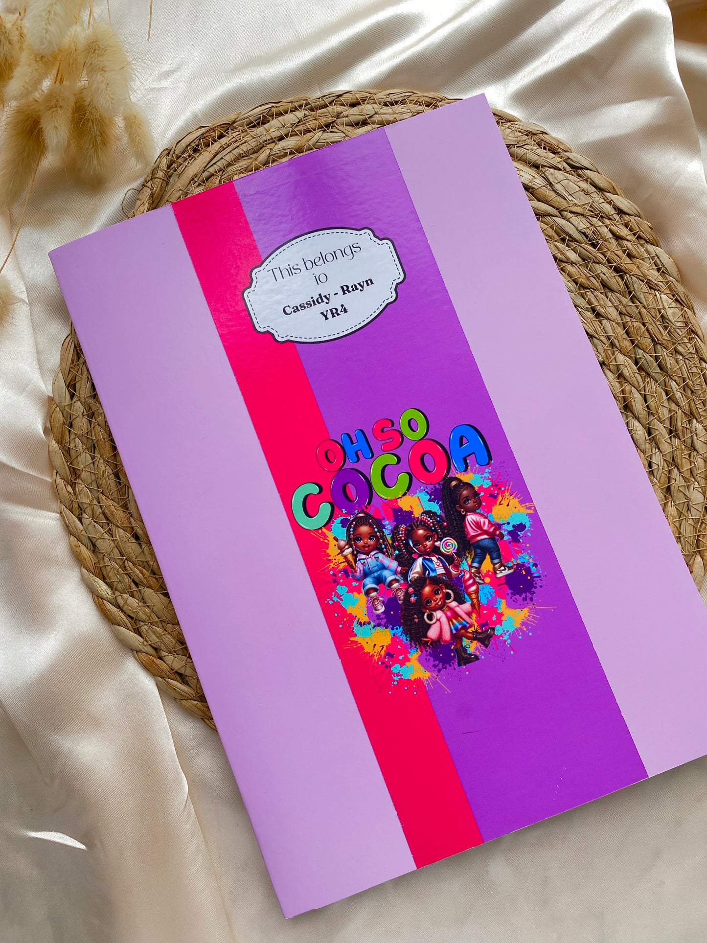 A4 Personalised School Book