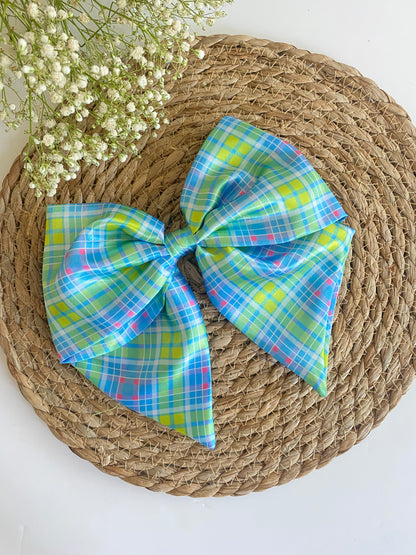 Madras XL Satin Bows