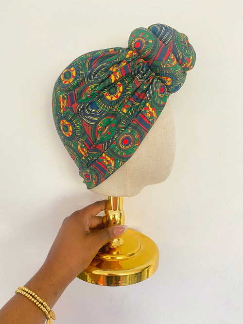 XL Knot Green Ankara