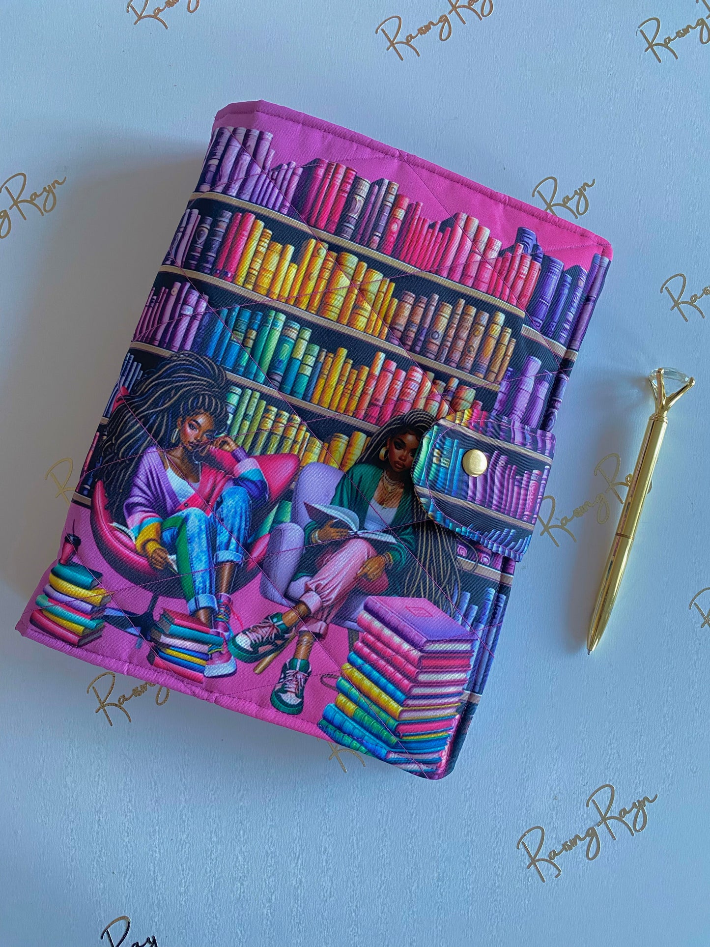 Pink Quilted Manifest & Manage A5 Desk Agenda