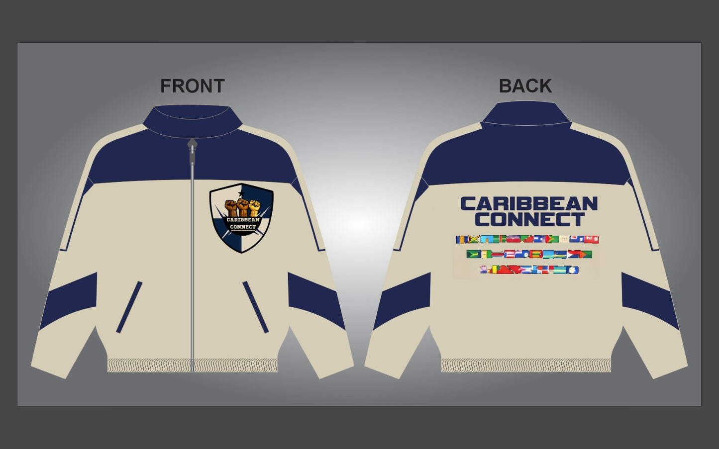 Caribbean Connect Men’s Jacket PRE ~ ORDER