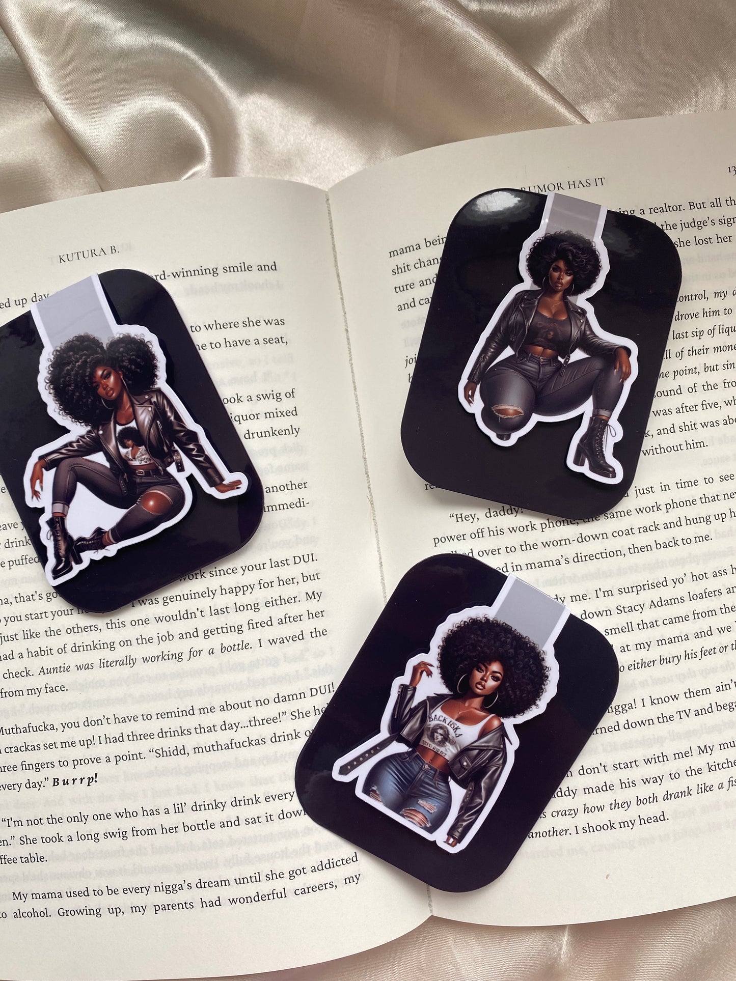 Baddies Magnetic Bookmarks