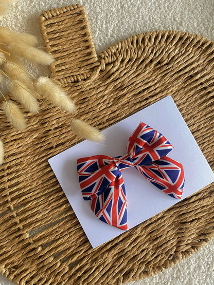 World Cup Satin Mini Bow Hair Clips