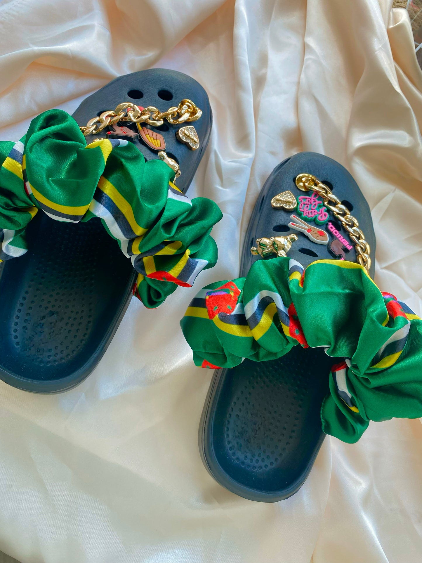(PRE - ORDER) Baby/ Toddler African & Caribbean Crocs Strap Covers