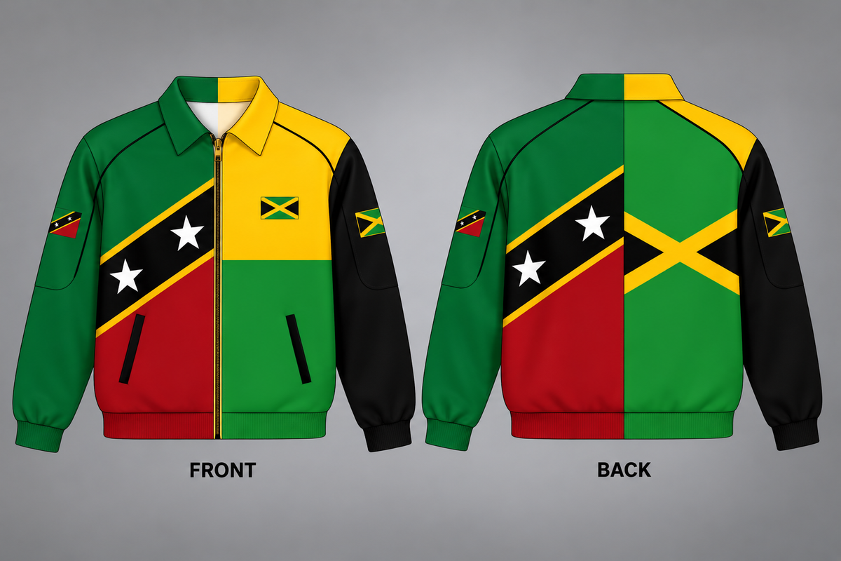 (PRE-ORDER) Caribbean/African Dual - Heritage MEN’S Jacket