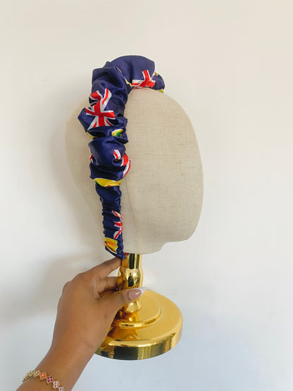African & Caribbean Satin Scrunchie Headband