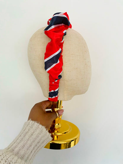 African & Caribbean Satin Scrunchie Headband