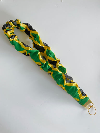 African/ Caribbean Scrunchie Long Keyring (Lanyard)
