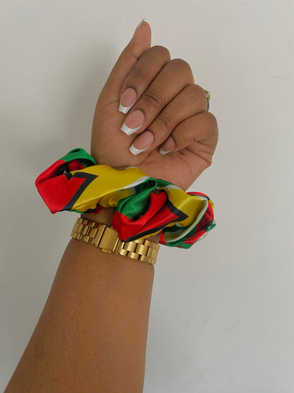 African & Caribbean Regular Satin Scrunchie