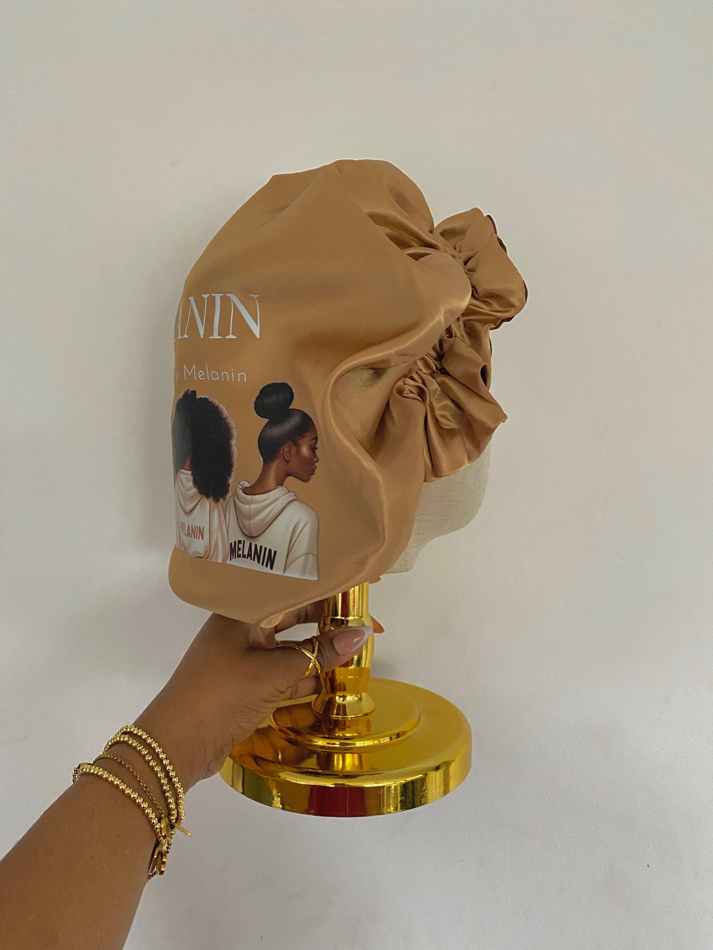 * NEW* Black Melanin Bonnet (Ruffles)