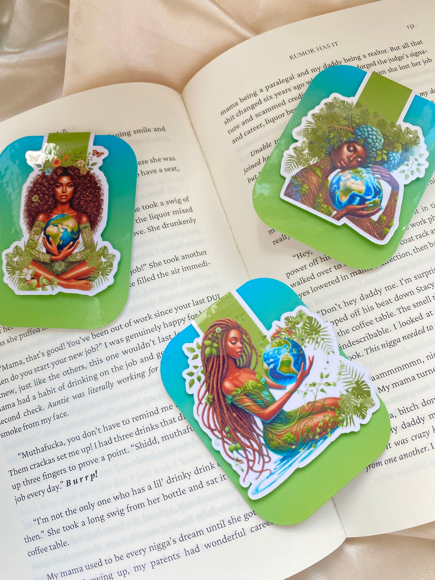 Mother Nature Magnetic Bookmarks