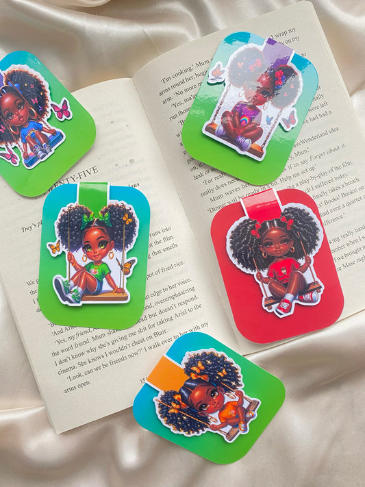 Swing Girls Magnetic Bookmarks