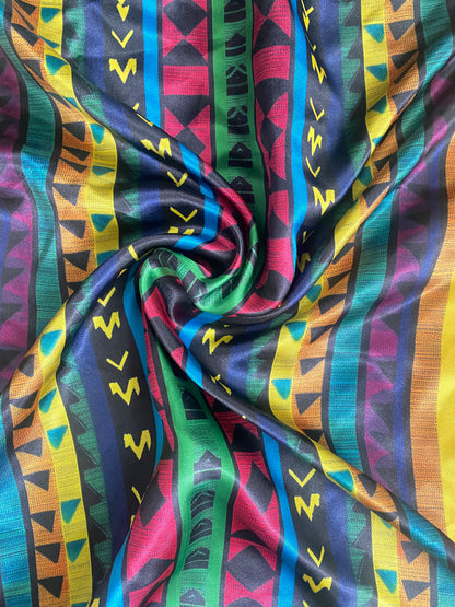 Ankara Satin Scarf