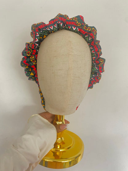 Autumn Fall Satin Scrunchie Headband