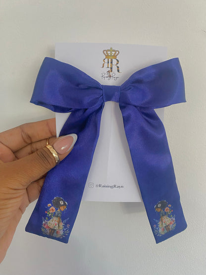 Lit & Crafty Satin long tail bows