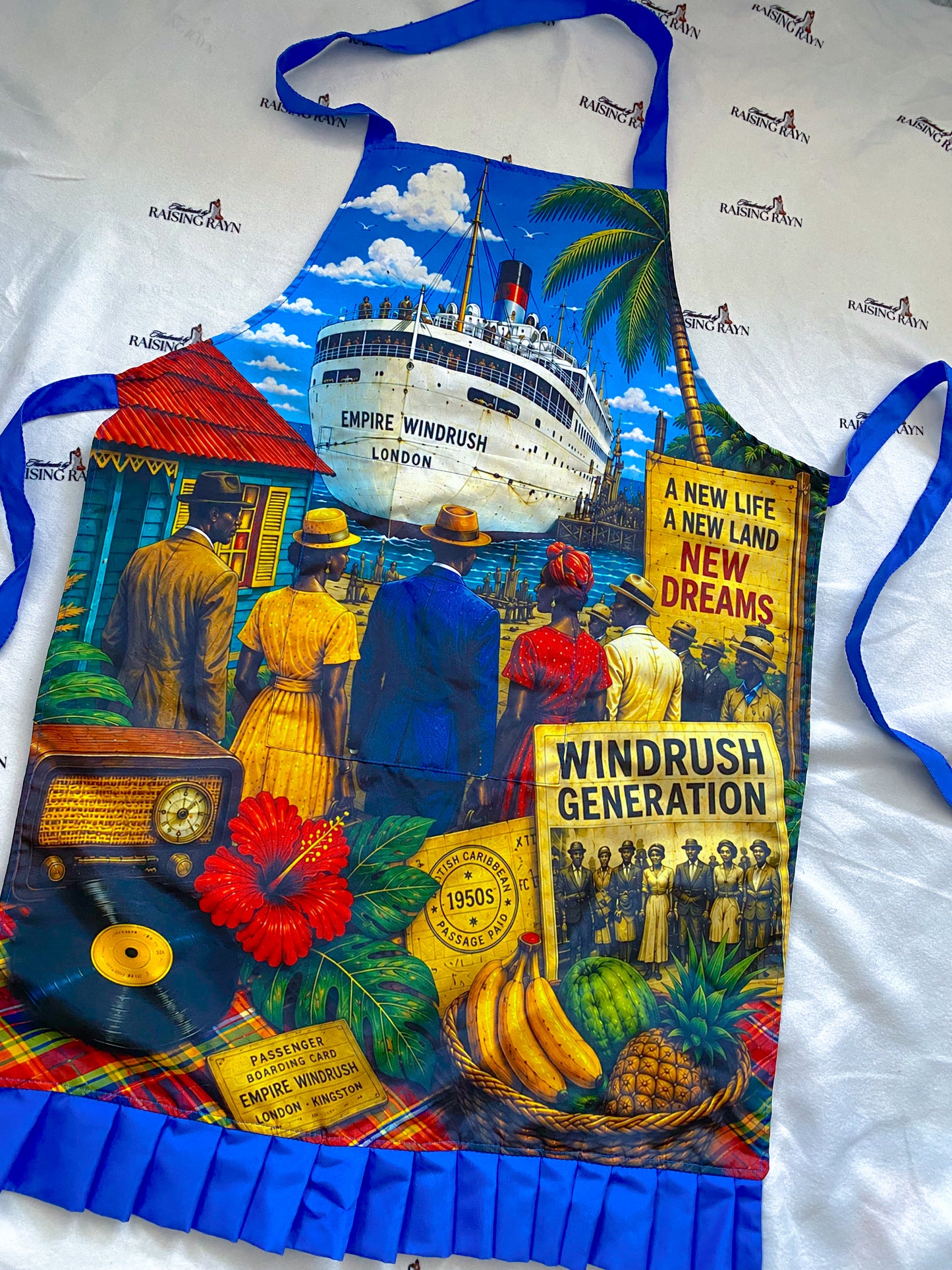 PRE-ORDER Windrush Ruffle Apron