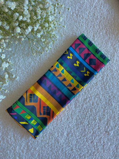 African Print Elastic Headbands