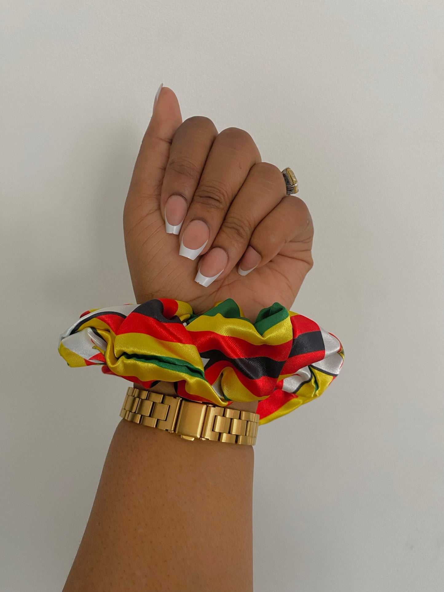 African & Caribbean Regular Satin Scrunchie