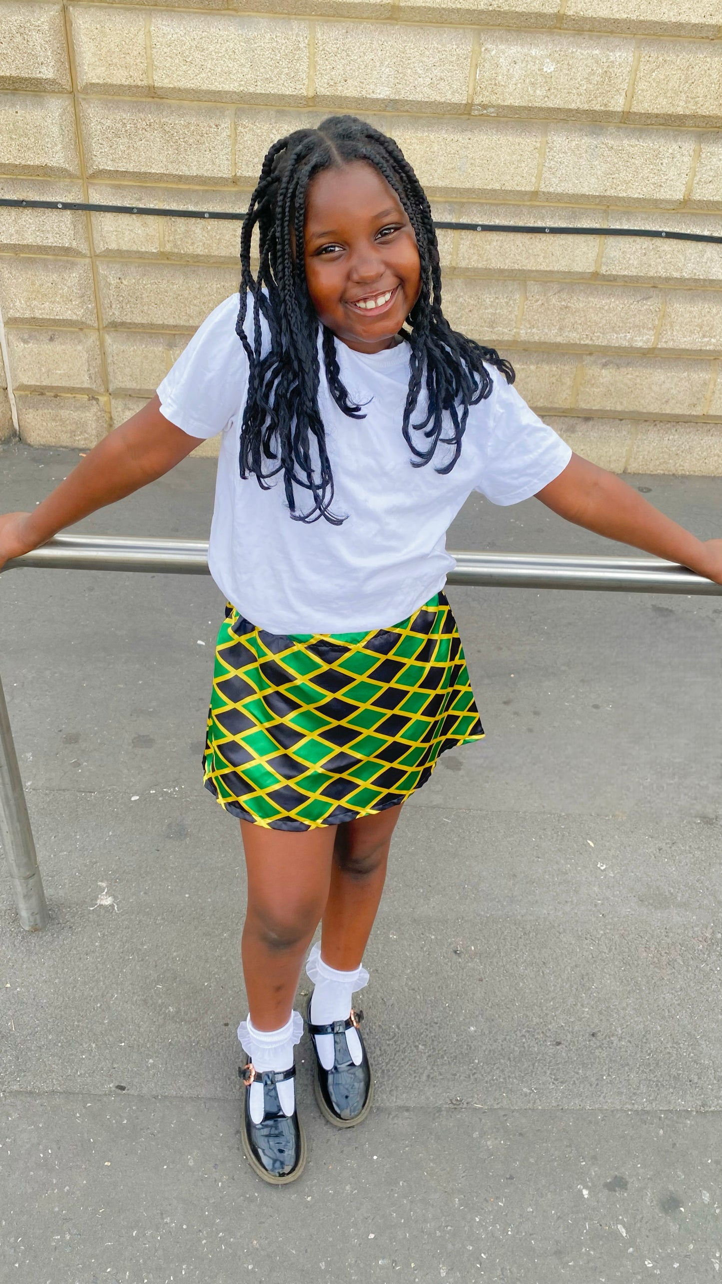 PRE-ORDER Kids Satin Mini Skirt