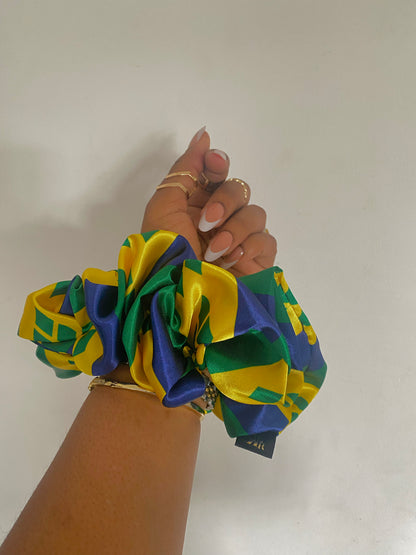 PLAIN African & Caribbean Satin  XL Scrunchies
