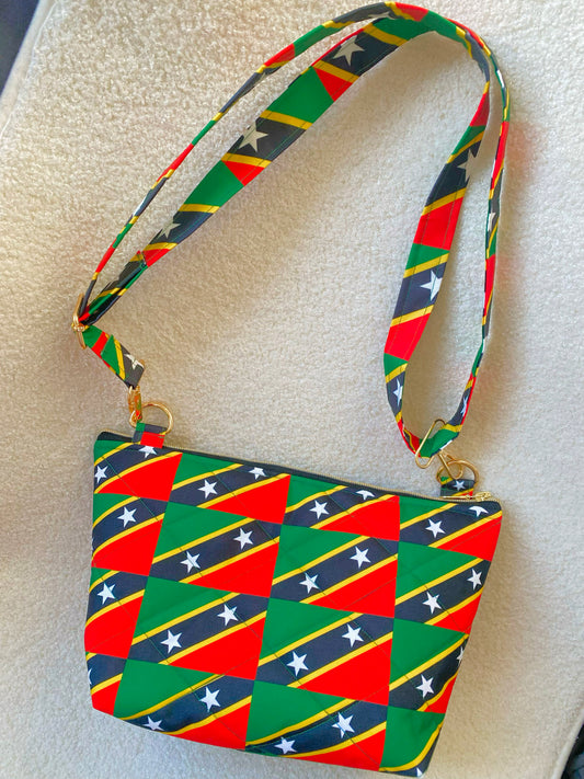 PRE ~ ORDER African/Caribbean Crossbody bag