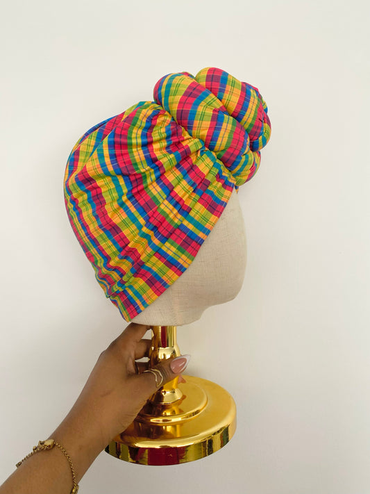 XL Knot Madras Headwraps