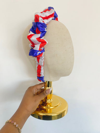 African & Caribbean Satin Scrunchie Headband