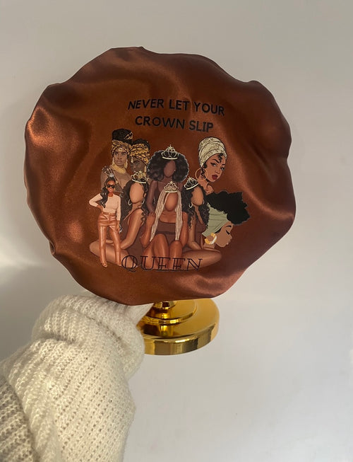 Brown Queen Bonnet