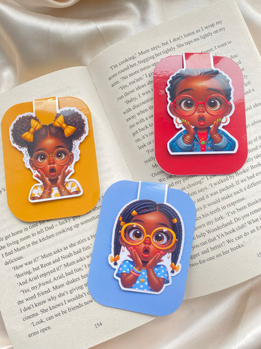 Wow Girls Magnetic Bookmarks