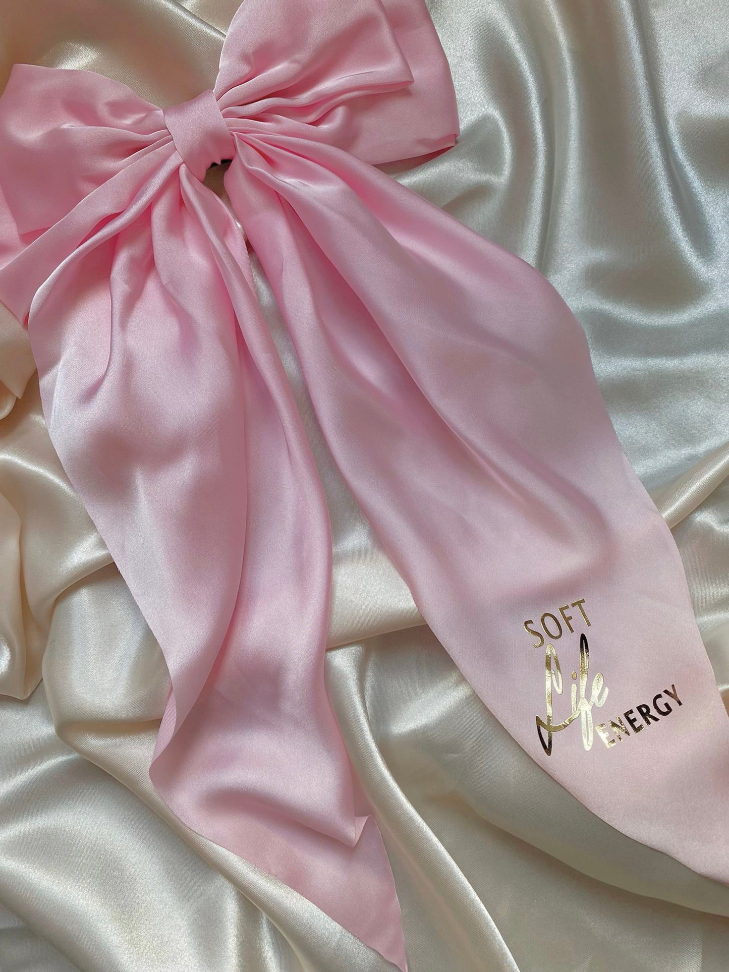 Chiffon Satin Bow Hair clip