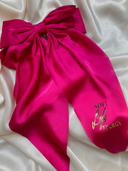 Chiffon Satin Bow Hair clip