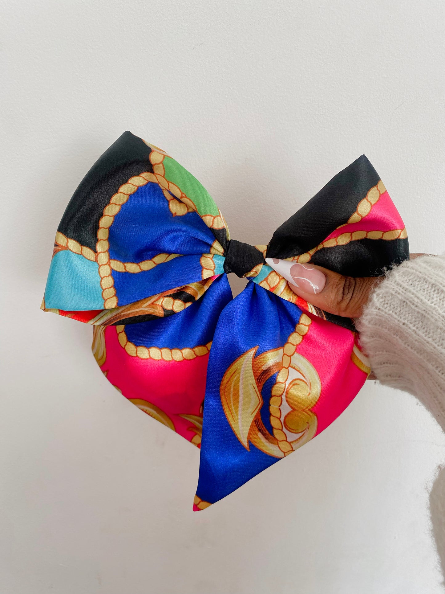 Winnie Satin Bow Hair Clips