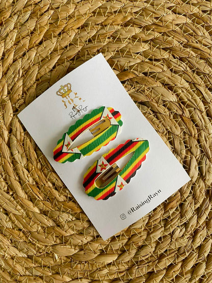 African/ Caribbean Snap Clips