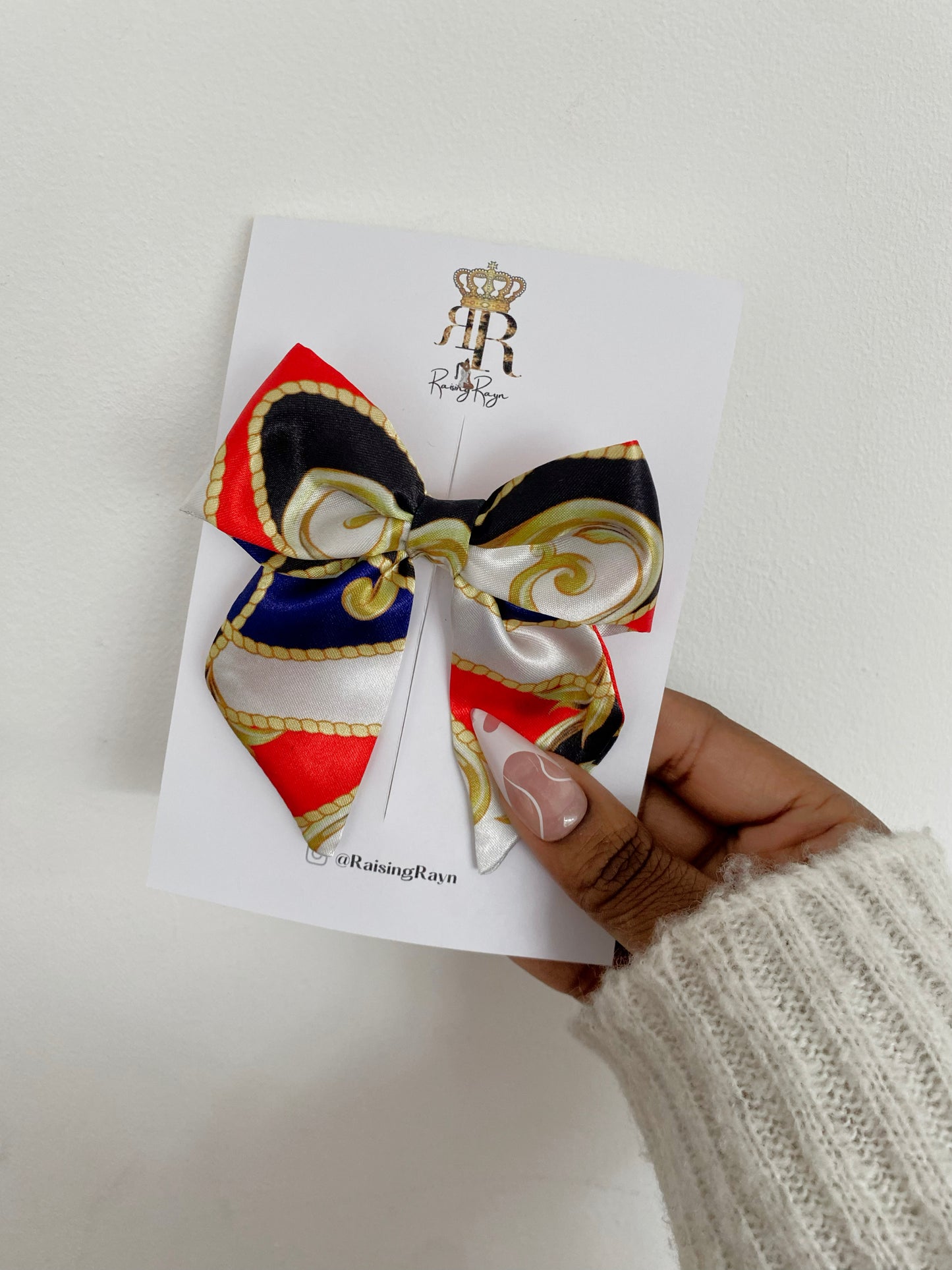 India Arie Satin Mini Bow Hair Clips