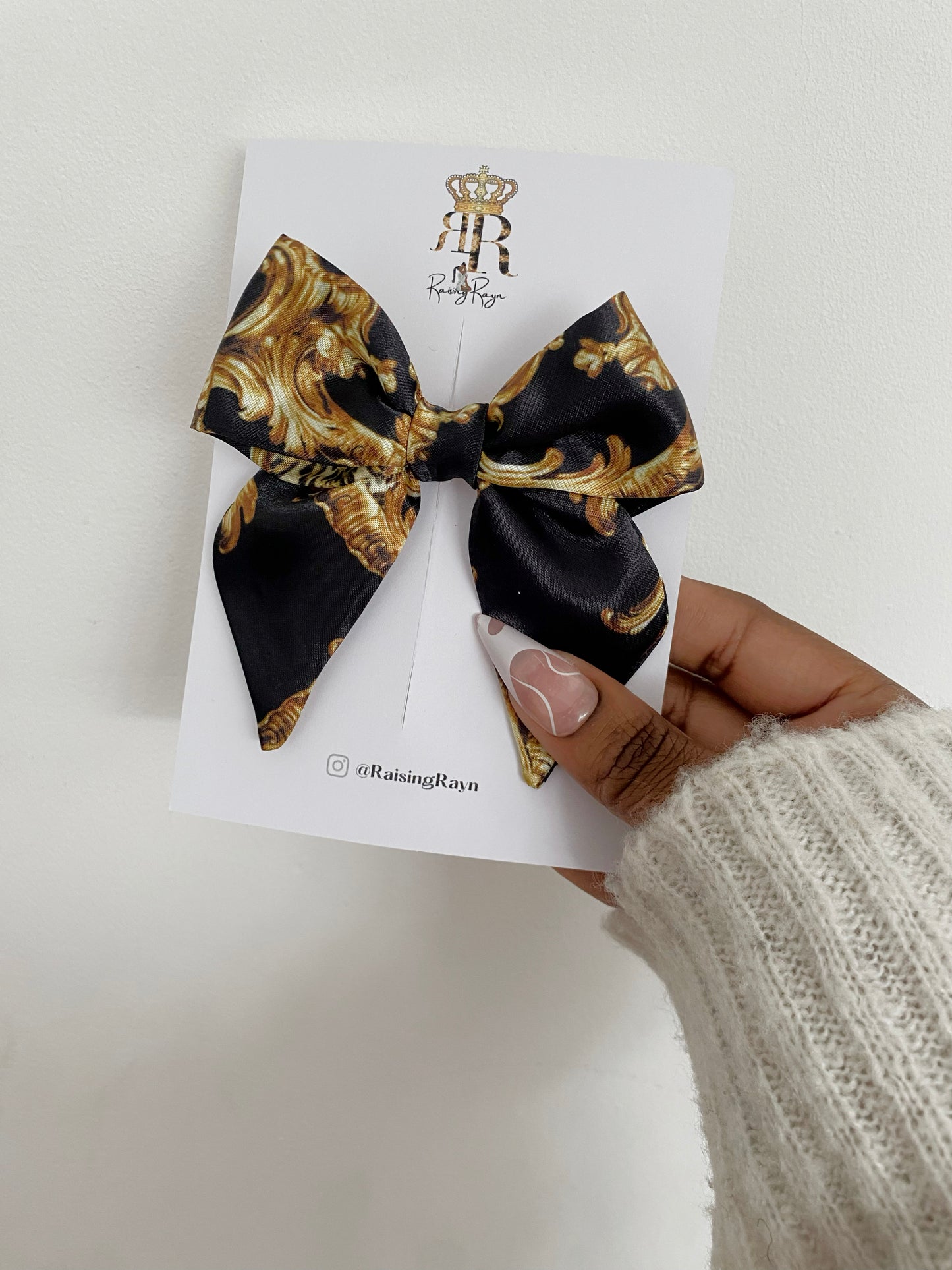 Black Panther Satin Mini Bow Hair Clips