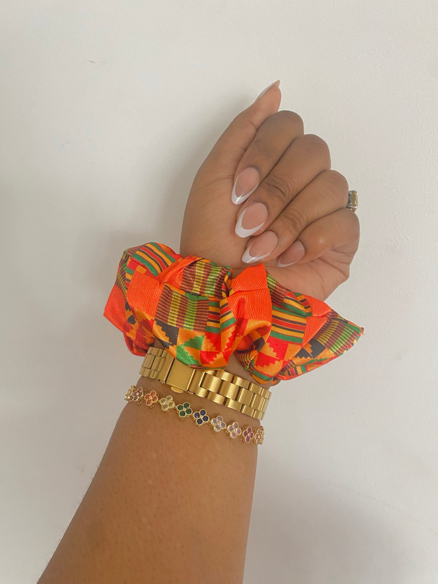 African & Caribbean Regular Satin Scrunchie