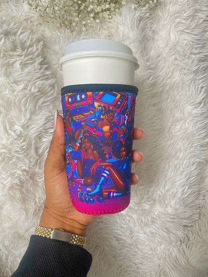 Neoprene Monogram Cup Sleeves