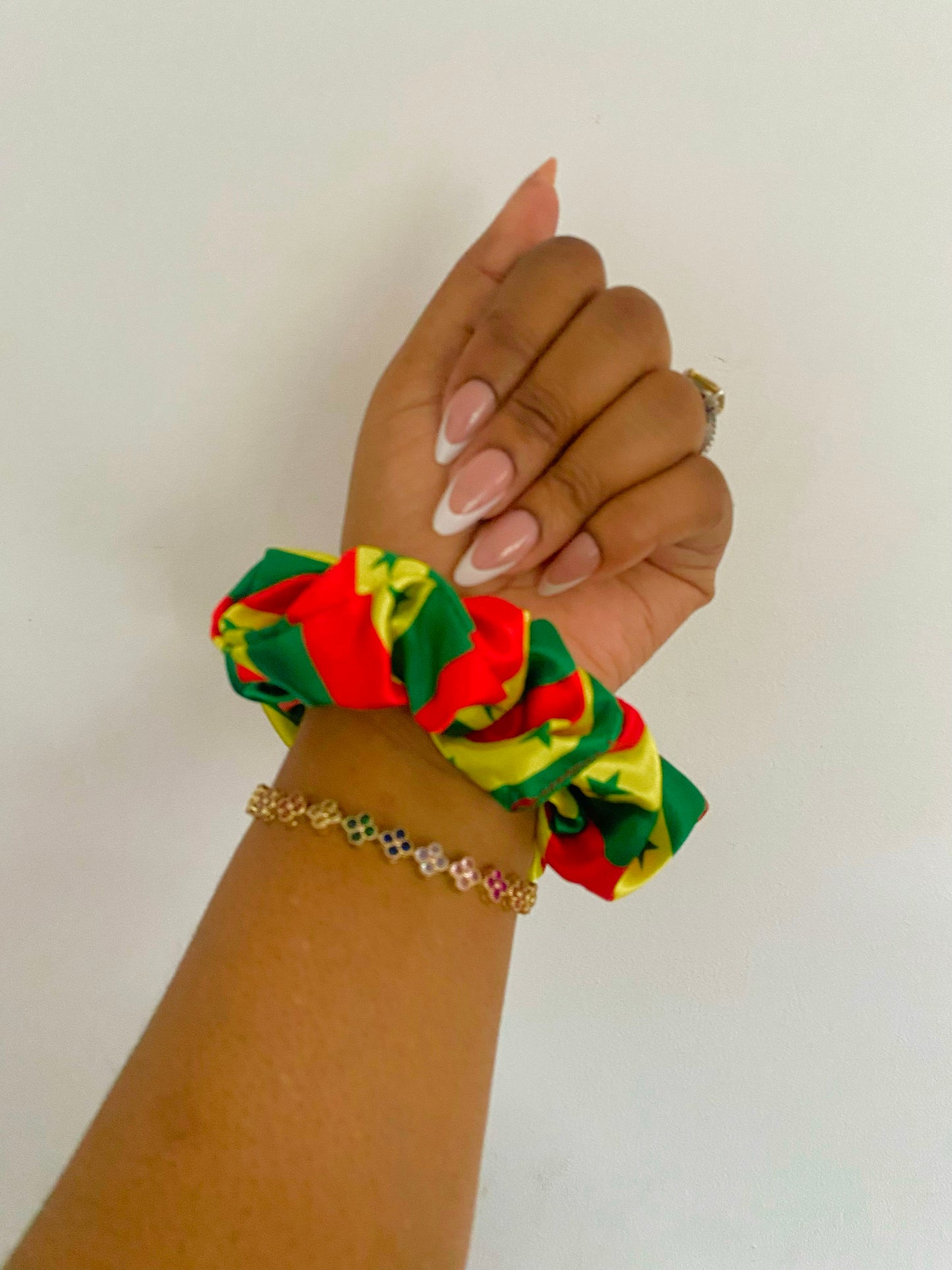 African & Caribbean Regular Satin Scrunchie