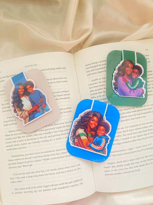 Boy Mom Magnetic Bookmarks