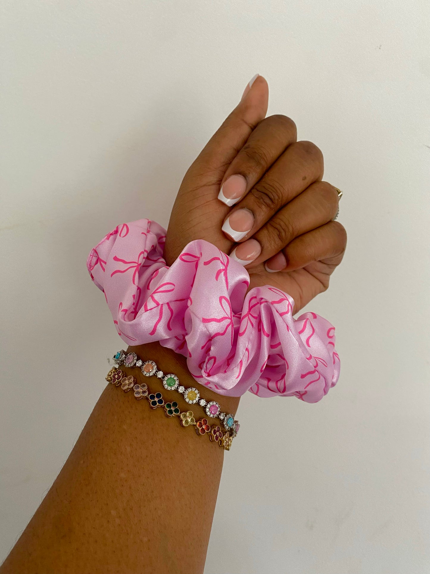 Bow-Me Satin Scrunchies