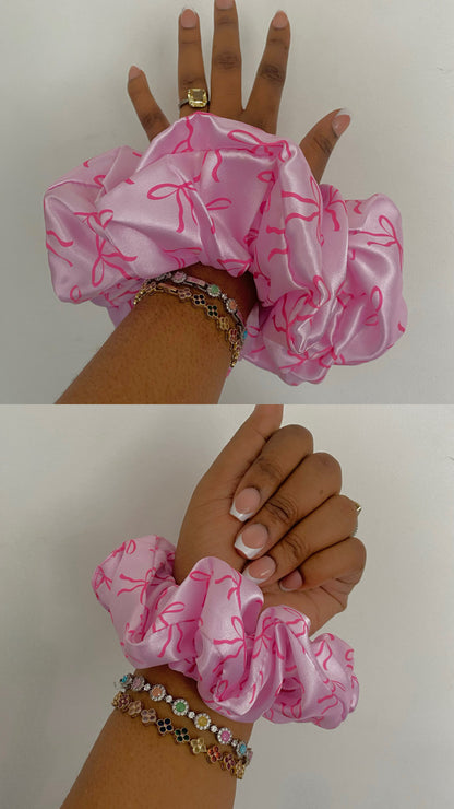 Bow-Me Satin Scrunchies