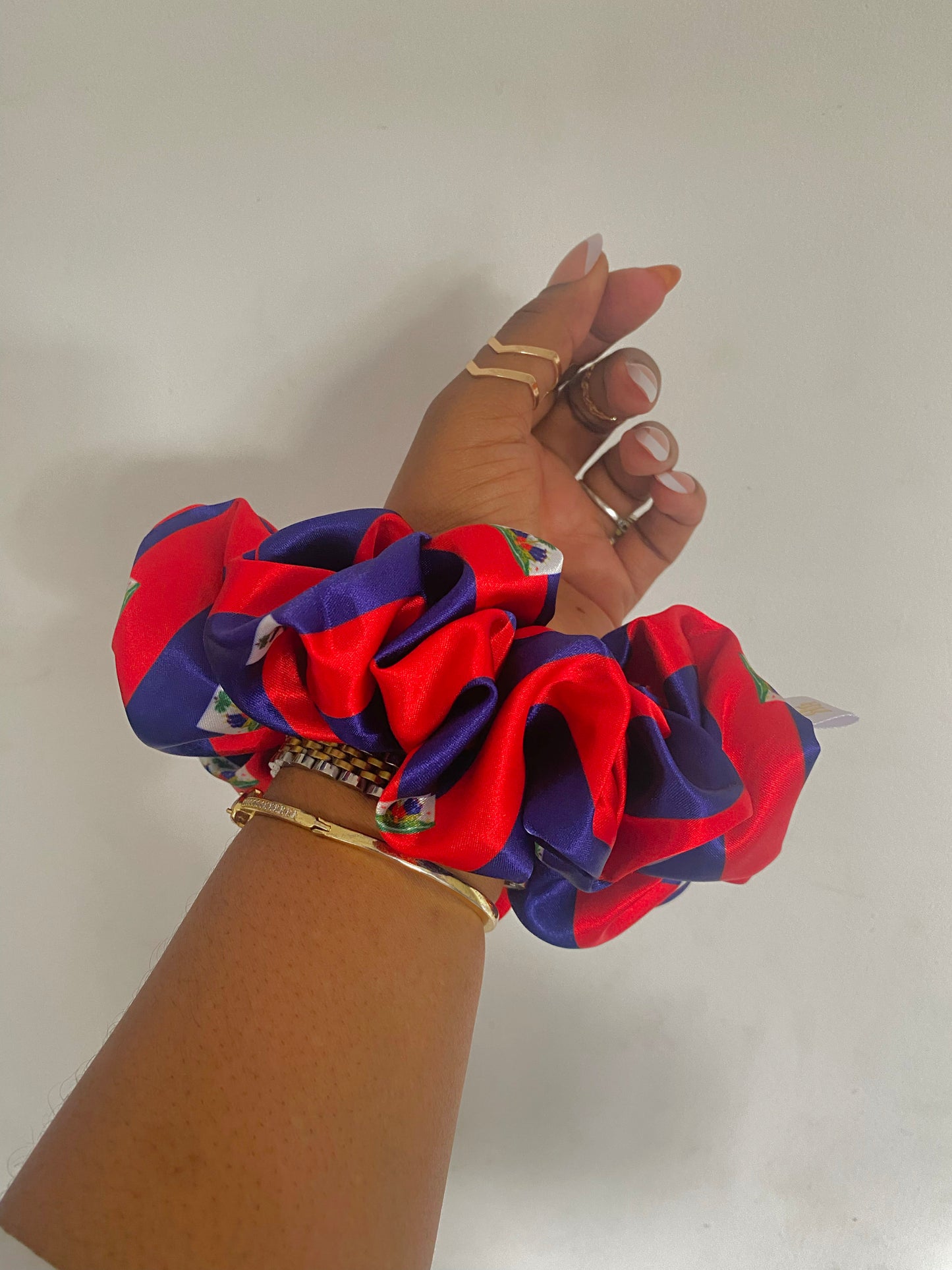 PLAIN African & Caribbean Satin  XL Scrunchies
